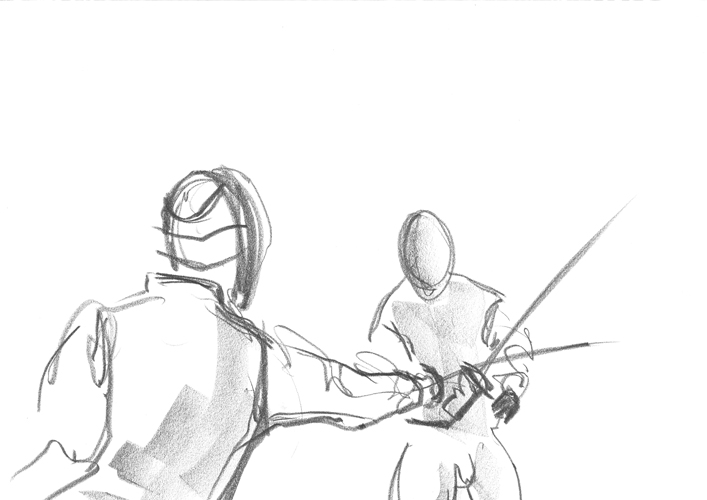707x500 Teehanwolf's Blog! More Fencing Life Drawing