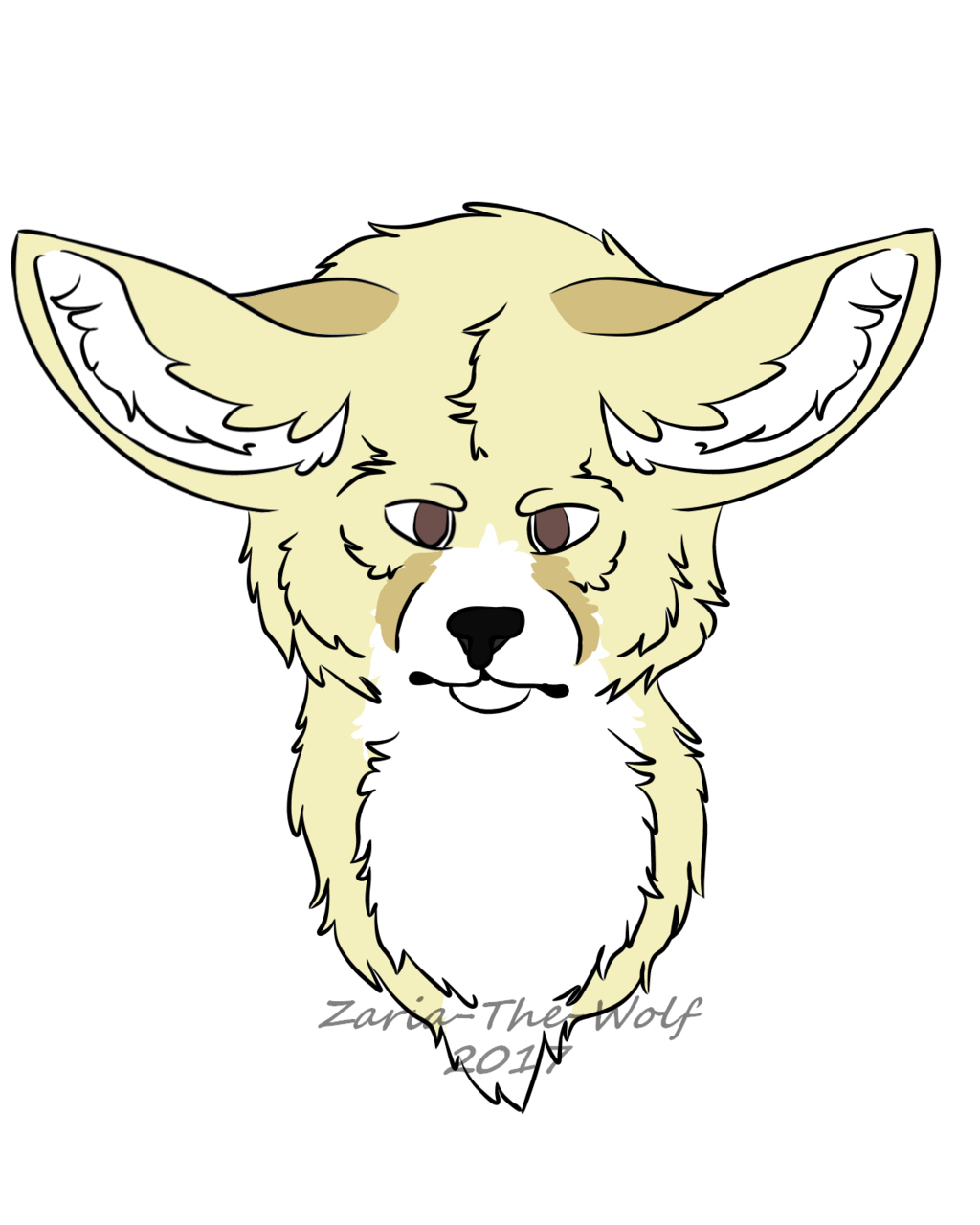 1024x1280 Fennec Fox By Zaria The Wolf