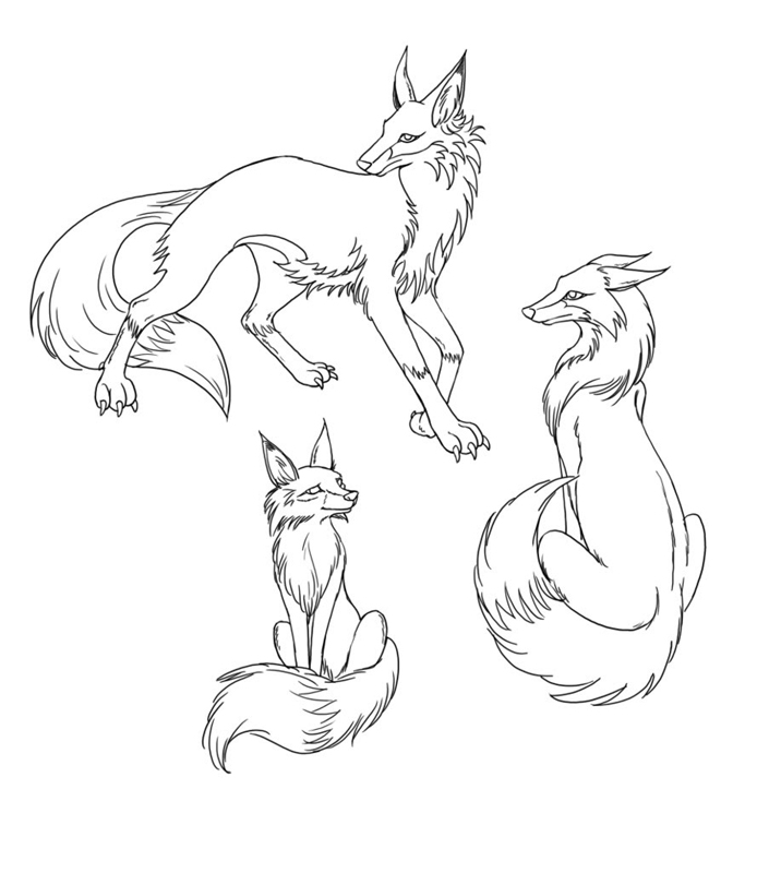 705x800 Fire Coloring Pages Fox Christmas Coloring Pages