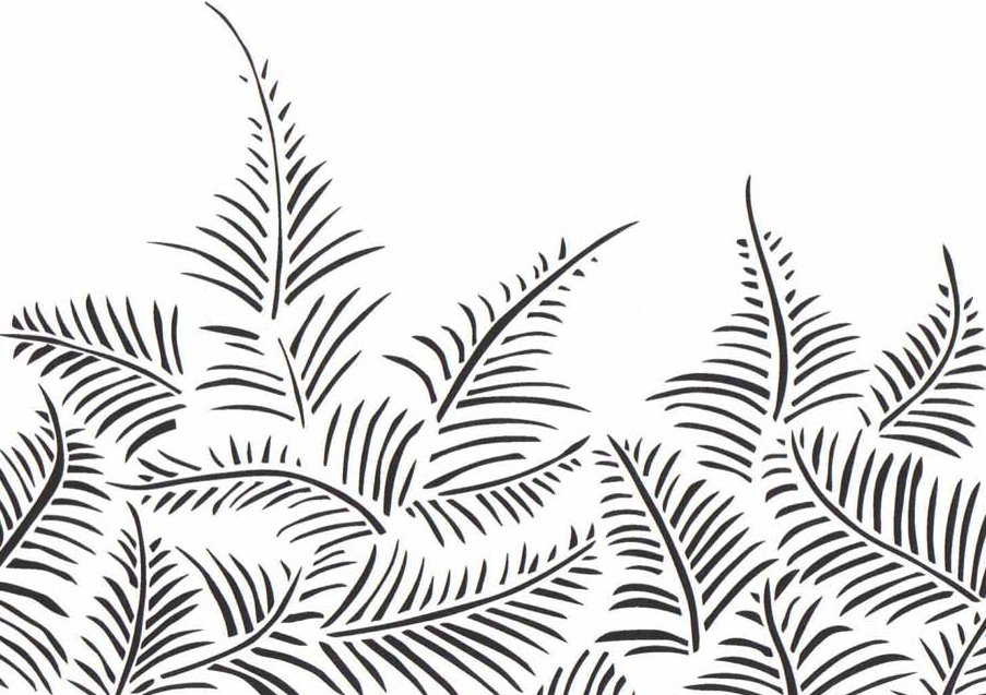 903x637 Fern Stencil