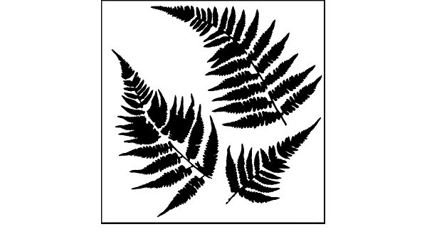 600x350 Better Crafts Stencil Ferns 6x6 For Papercrafters
