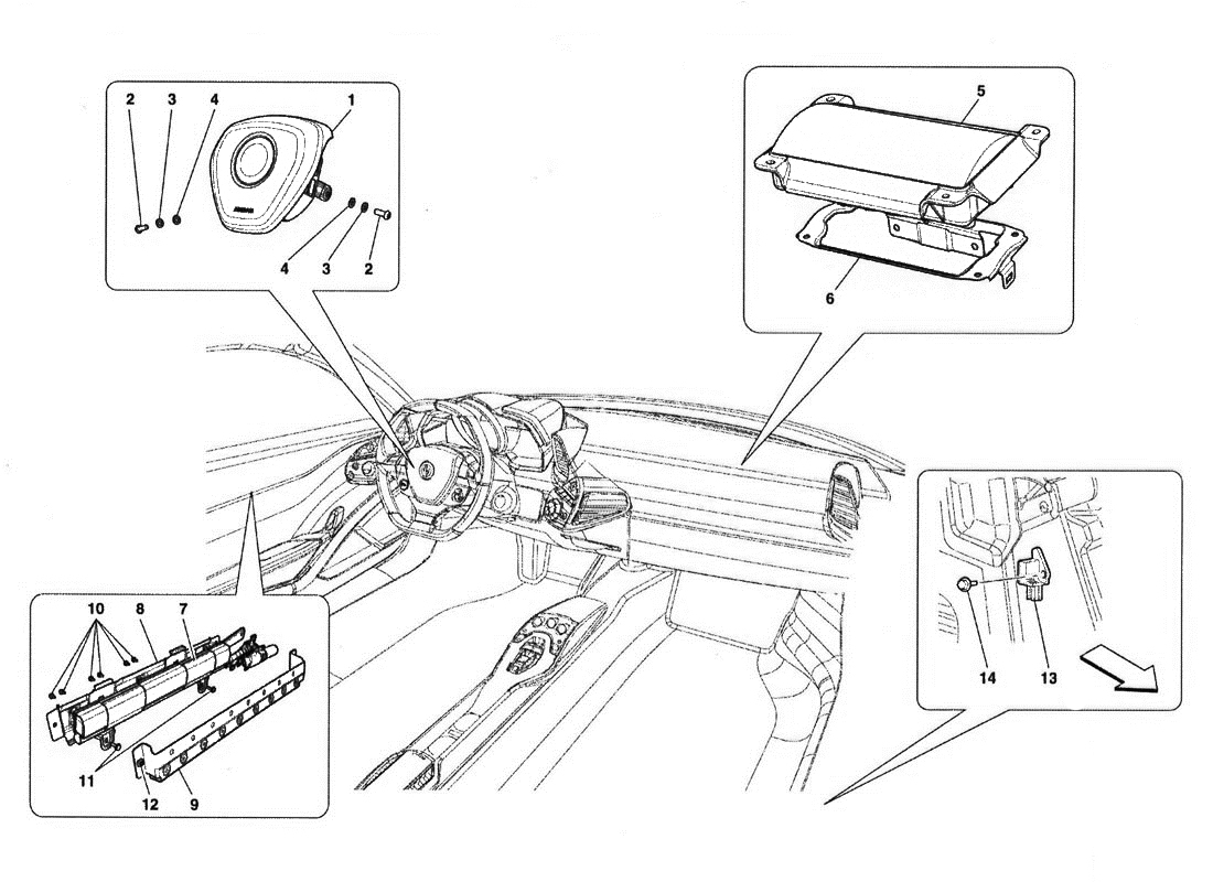 1100x800 Ferrari 458 Italia Air Bags