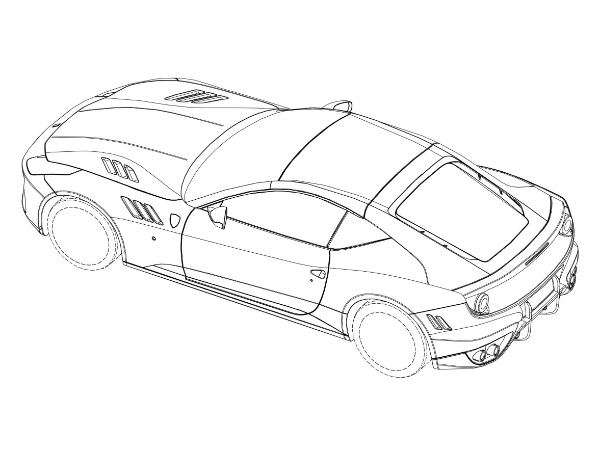 600x450 Ferrari Patent Sketches Reveals Plans For New Coupe