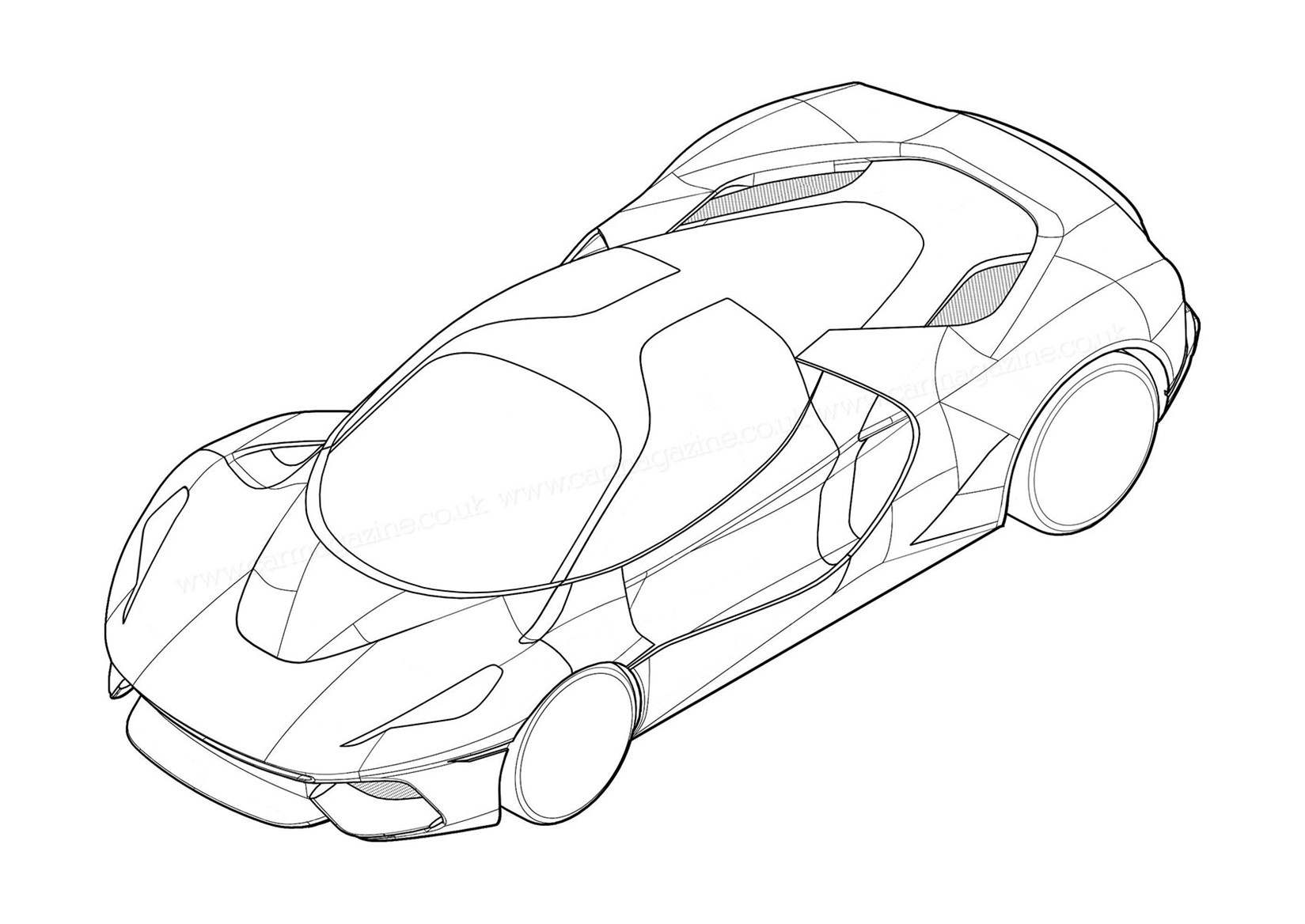 1649x1168 Mystery Ferrari Supercar Pops Up On Patent Filing By Car Magazine