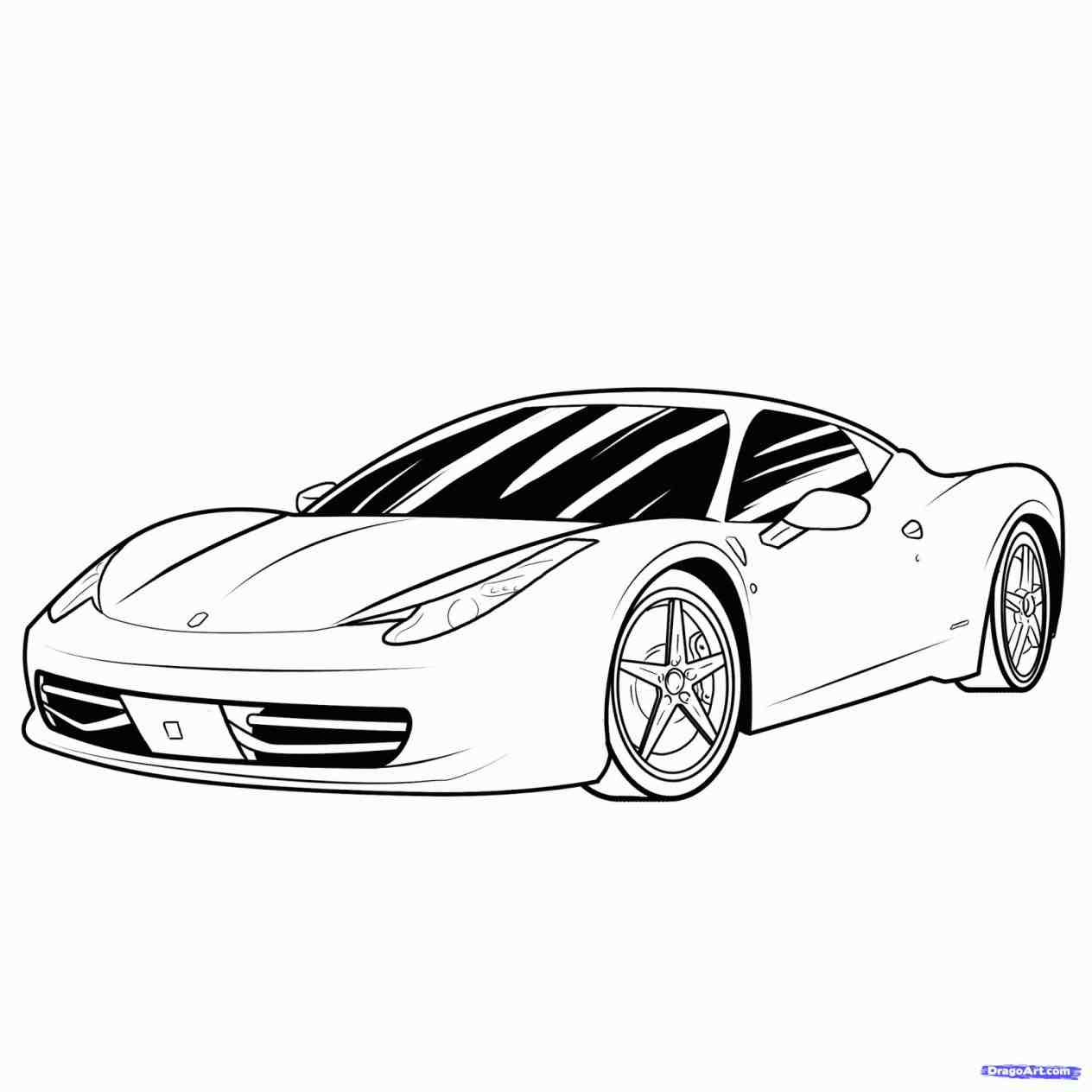 Ferrari 458 Drawing at GetDrawings | Free download