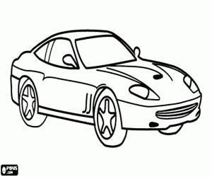 300x250 Cars Coloring Pages Printable Games