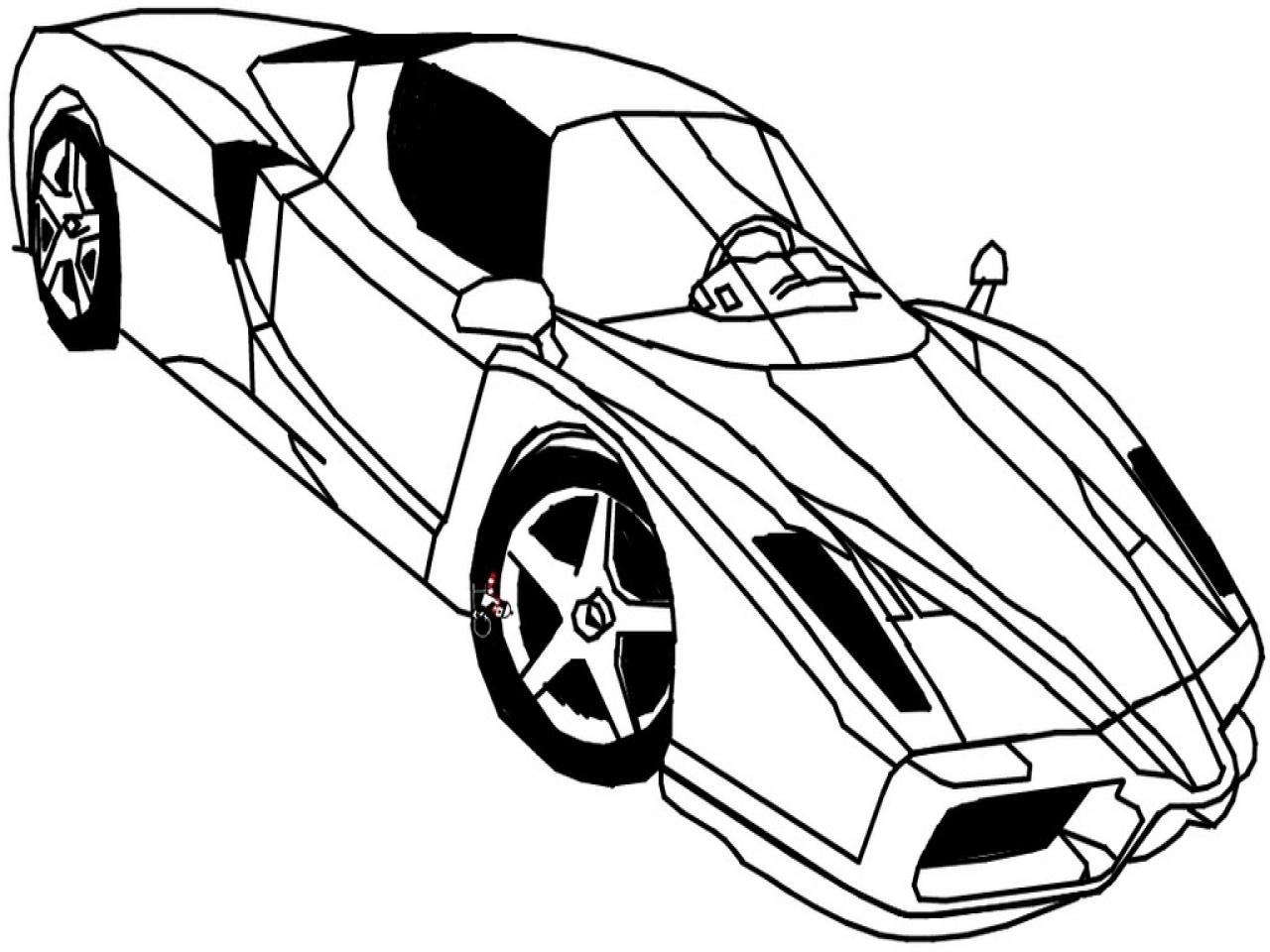 1280x960 Ferrari Coloring Pictures From The Back Page