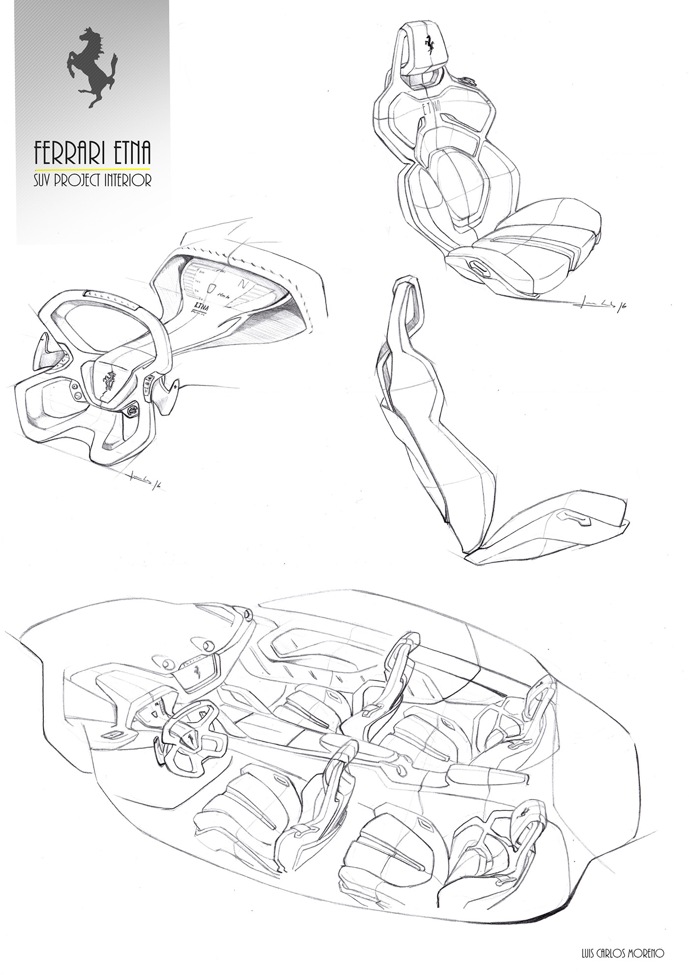 1400x1980 Ferrari Etna Suv On Behance