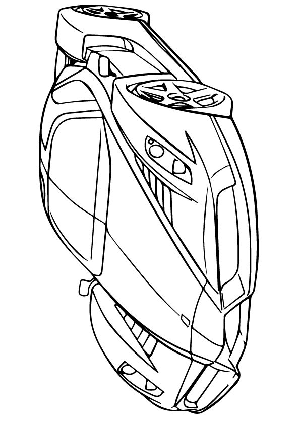 595x842 Ferrari Sport Car Coloring Page Projects To Try