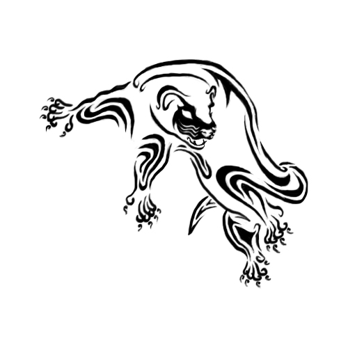 500x500 Ferret Tattoo Design By Rookdio