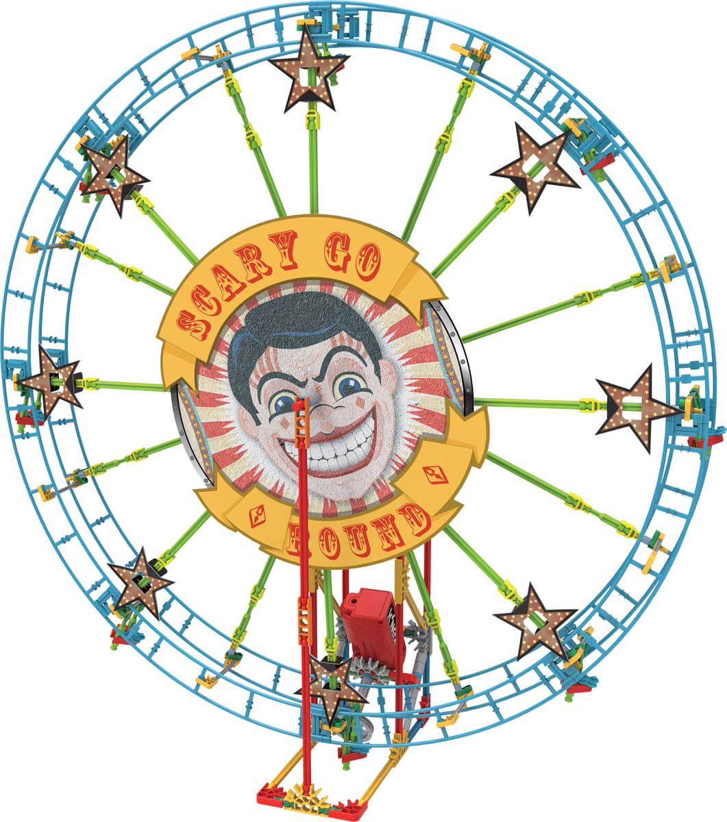 1061x1200 Scary Go Round Ferris Wheel Building Set Creative Building Toys