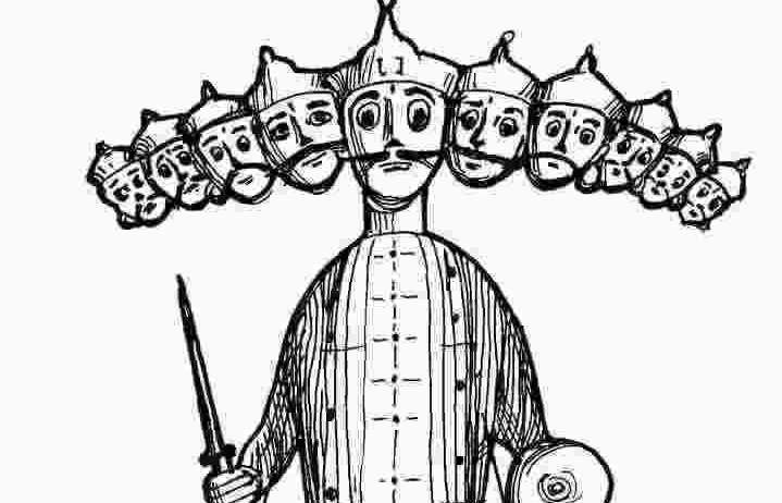 719x462 Best}} Durga Puja And Dussehra Drawings