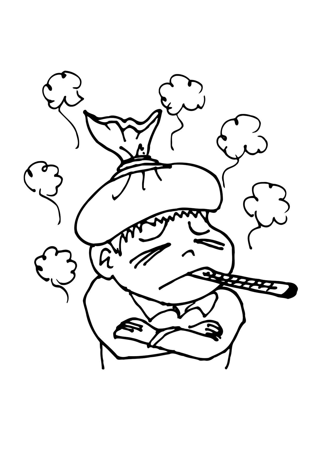 1240x1750 Coloring Page Fever