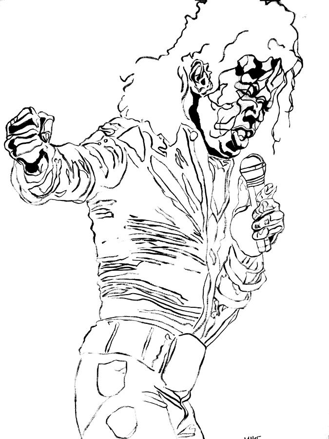 675x900 Michael Jackson You Rock My World Drawing By Michael Fields