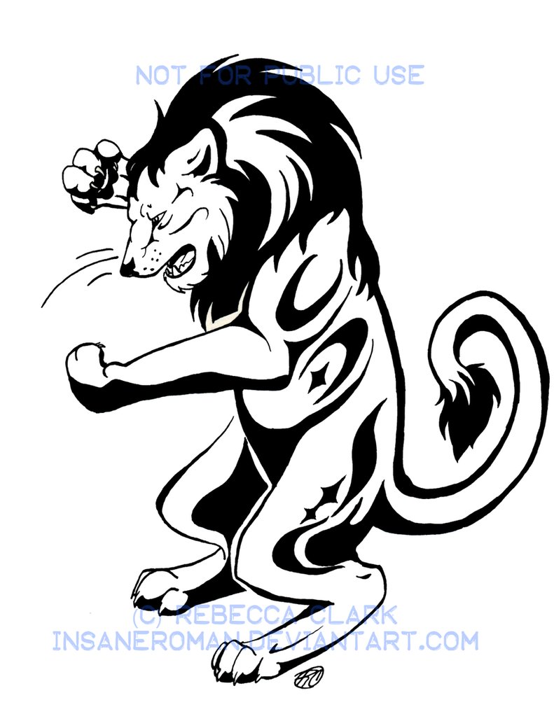 791x1010 Fierce Lion Tattoo Design Lion Tattoo Design Lion