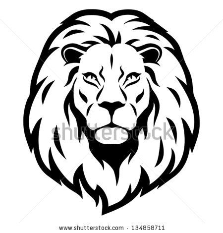 450x470 Sketch Clipart Lion Profile