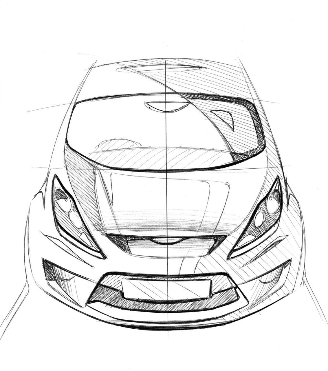 1133x1280 Ford Fiesta Design Sketch Cars Fiestas, Sketches
