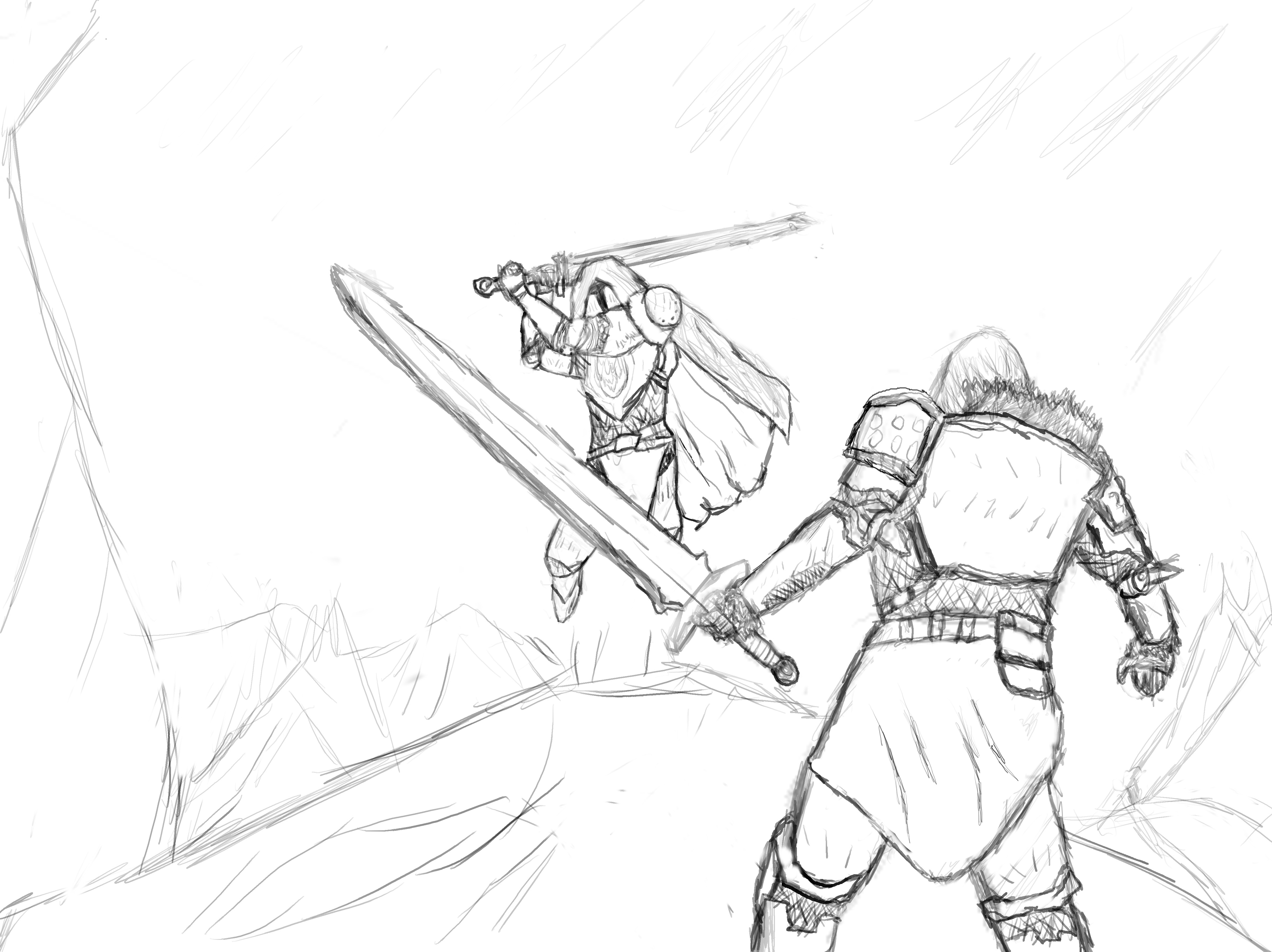 4806x3597 Sketch The Sanguinary Blade