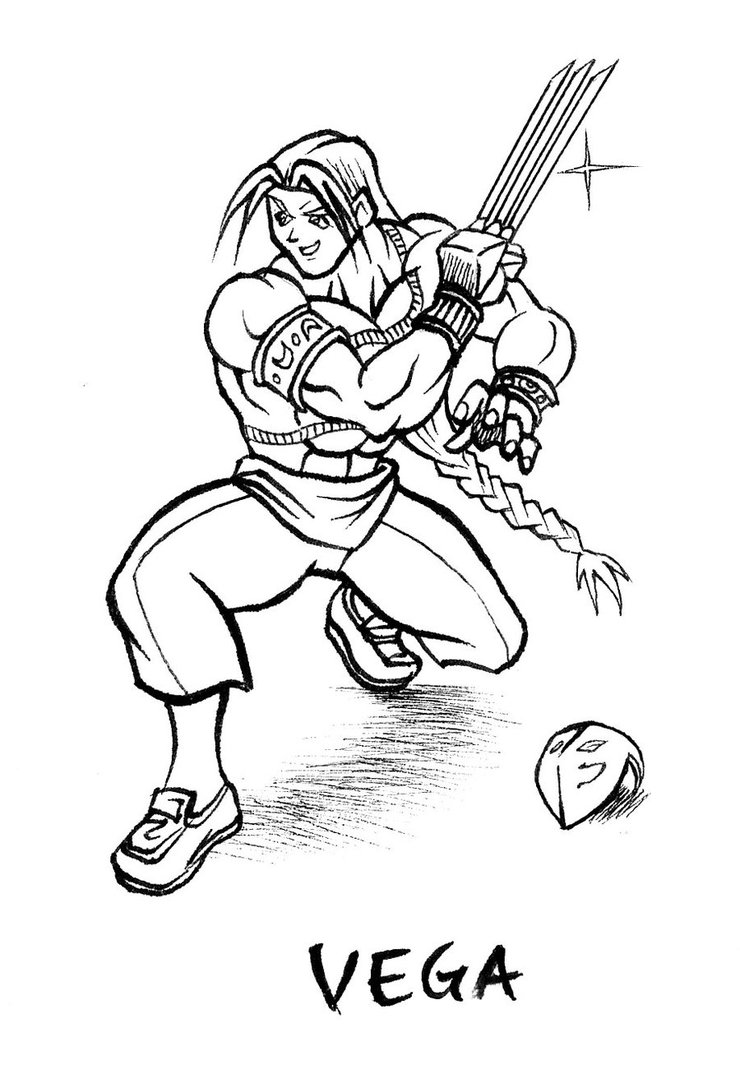 740x1079 Vega Street Fighter Drawing By Animegris