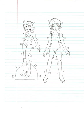 291x400 Miss Missy Paper Dolls Base Sketches