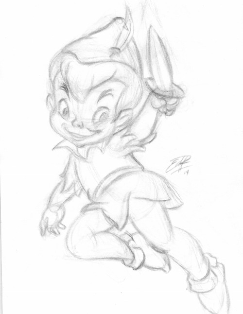 500x646 Peter Pan Sketch Tumblr