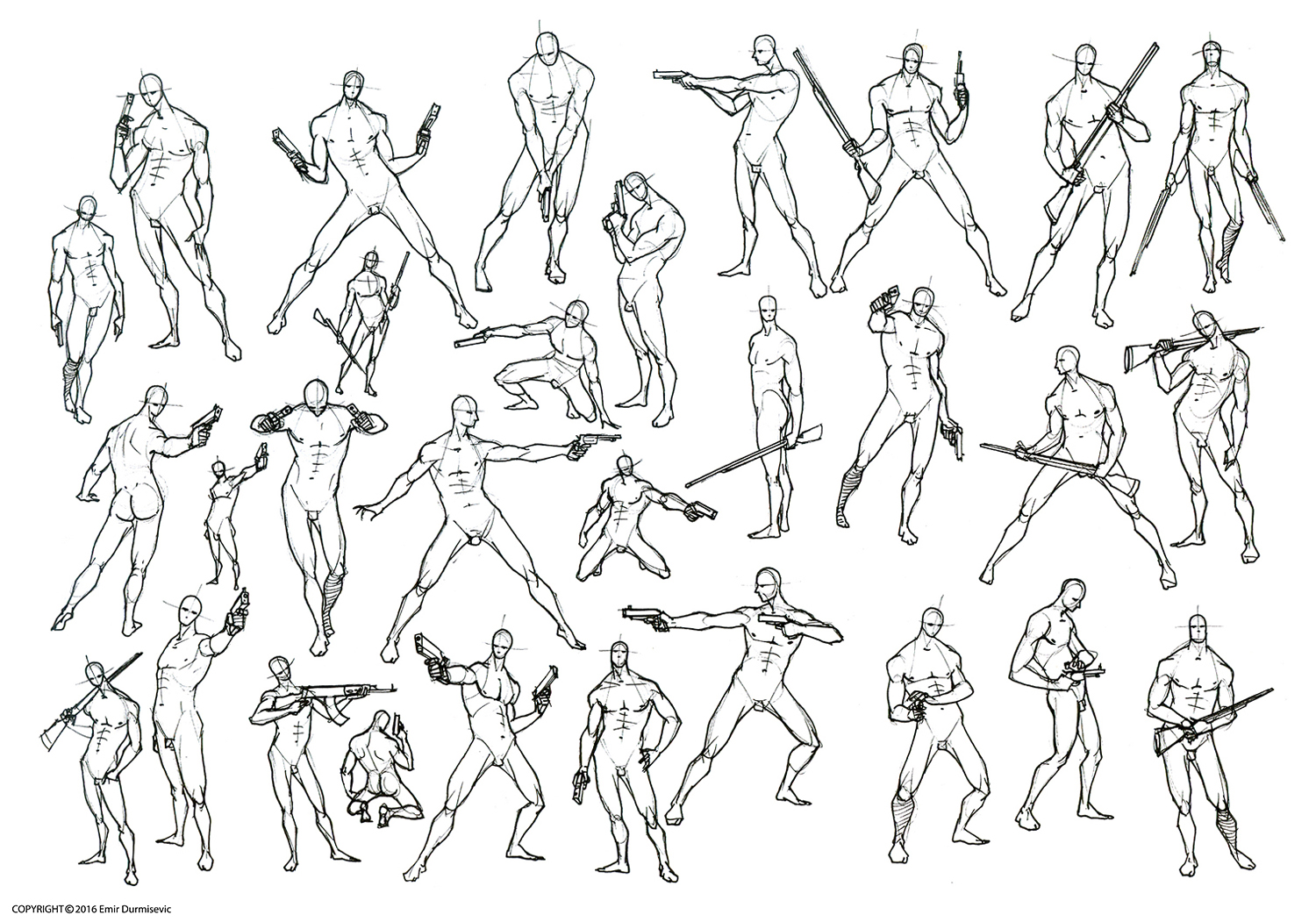  Figure Drawing Sketch Reference for Beginner