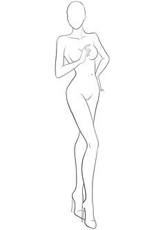 236x333 Fashion Template 32 I Draw Fashion Poses Fashion