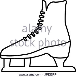 319x320 Cartoon Ice Skate Sport Leisure Stock Vector Art Amp Illustration