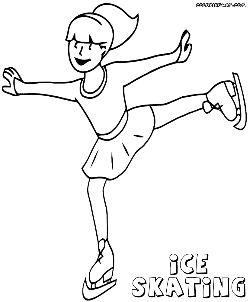 Figure Skating Drawing at GetDrawings | Free download