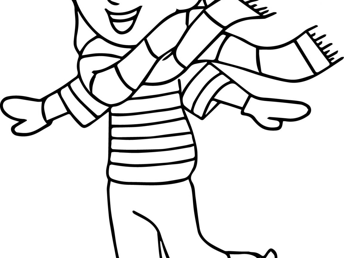 1152x864 Kids Ice Skating Coloring Free Figure Pages Printable Sheets