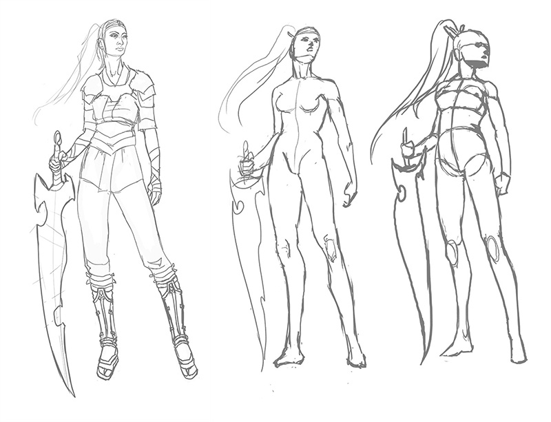 800x613 Proko's Figure Drawing Fundamentals Lesson 2 Homework Angela R