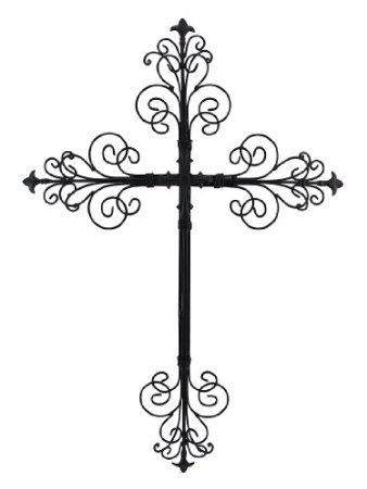 338x450 Drawn Cross Filigree Cross