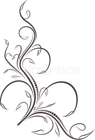326x480 Filigree Line Clipart