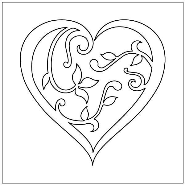 600x600 Paper Hearts