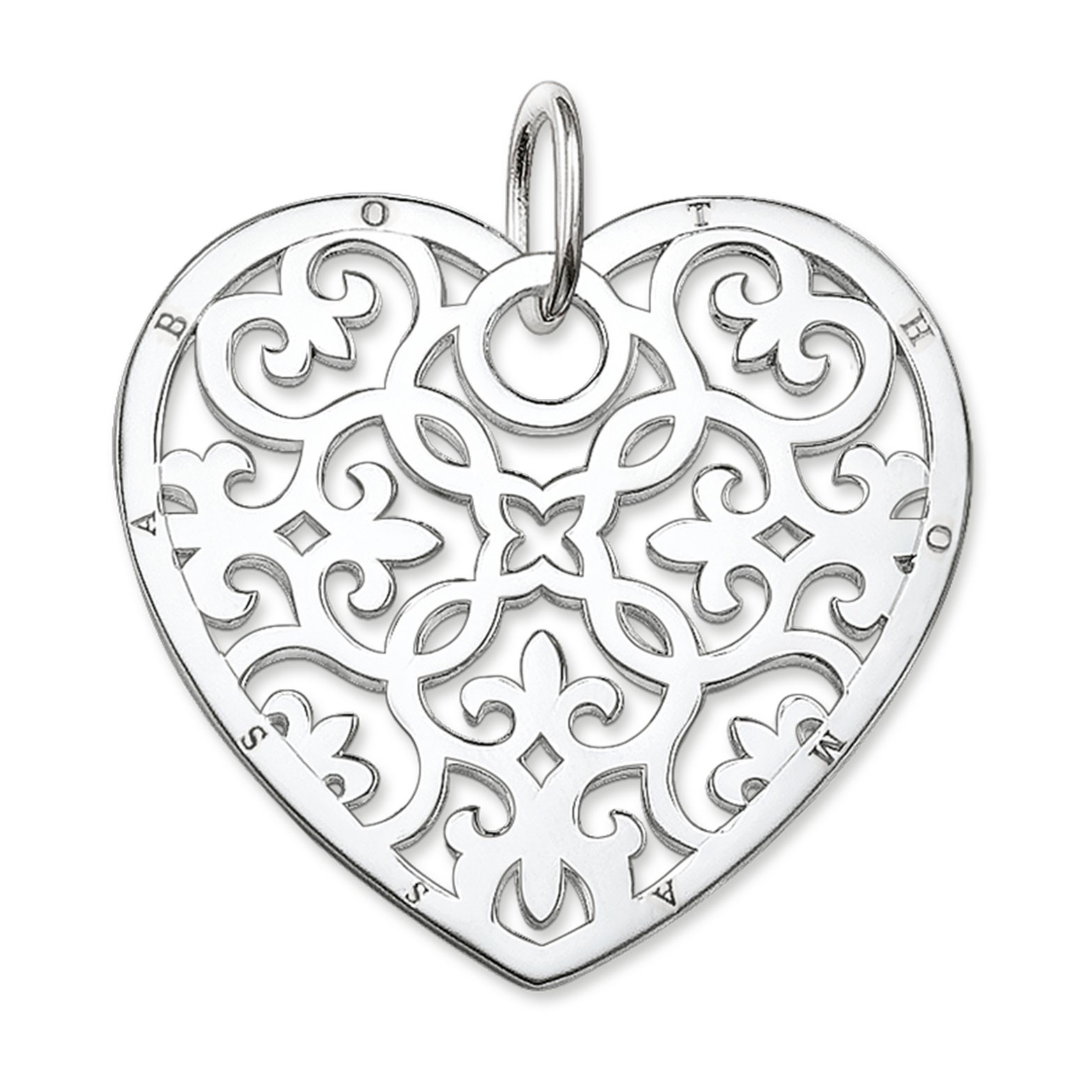 1566x1566 Thomas Sabo Silver Filigree Heart Pendant Pe650 001 11 The Jewel Hut