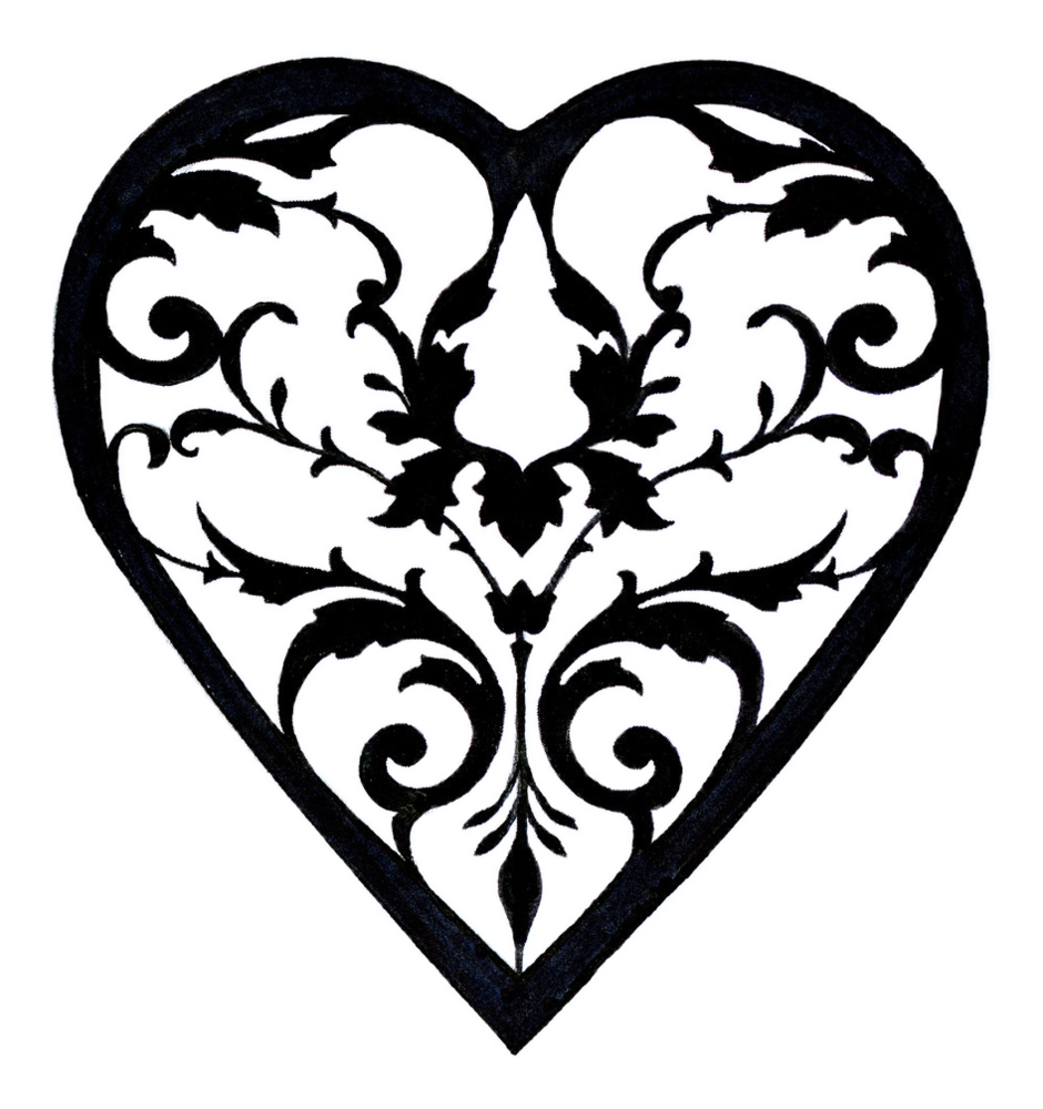 940x1000 What's New, Honeycat Mother Of Pearl And Filigree Heart Locket