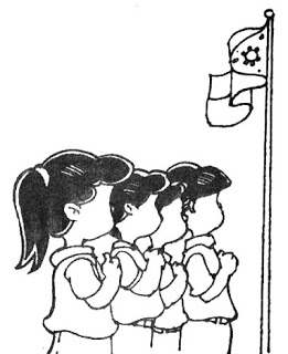 261x320 Flag Ceremony Clipart