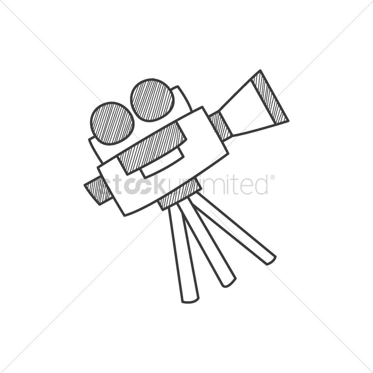 1300x1300 Film Camera Vector Image