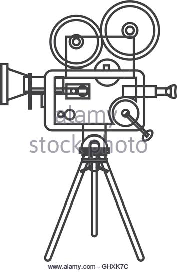 353x540 Silhouette Old Film Projector Stock Photos Amp Silhouette Old Film