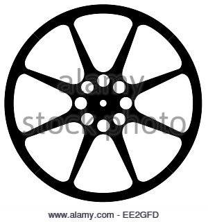 300x320 Drawing Film Reel Cinema Video Tape Vector Illustration Eps 10