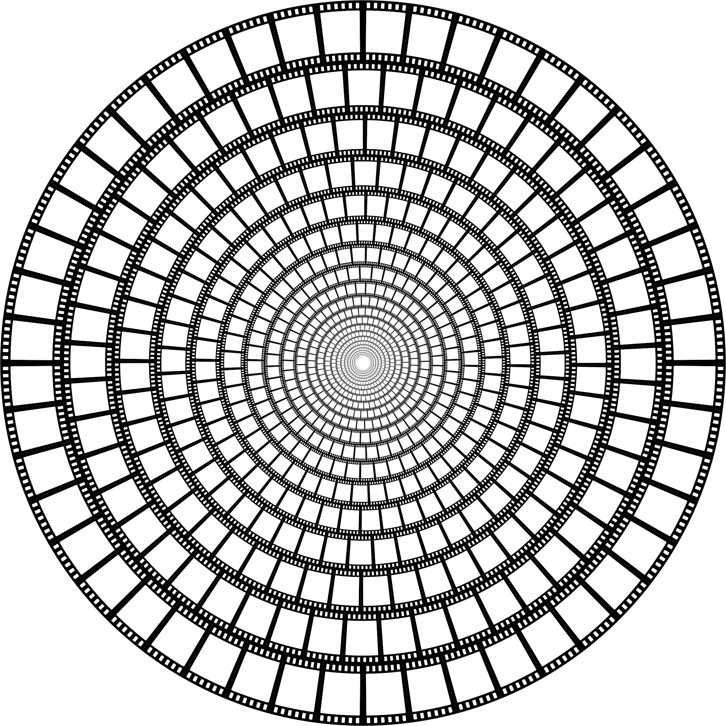 2312x2312 Film Strip Vortex Icons Png