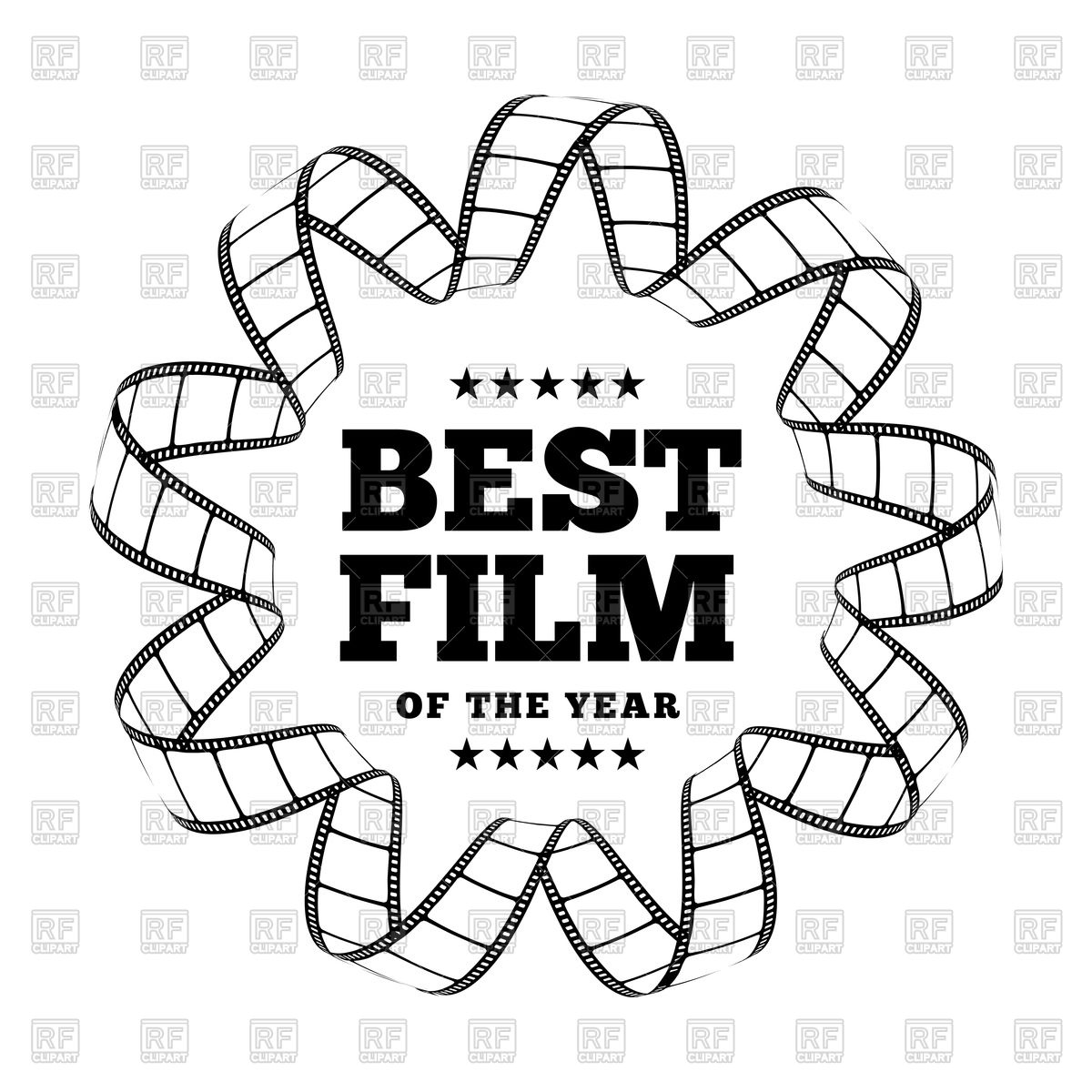 1200x1200 Film Strip Frame Royalty Free Vector Clip Art Image