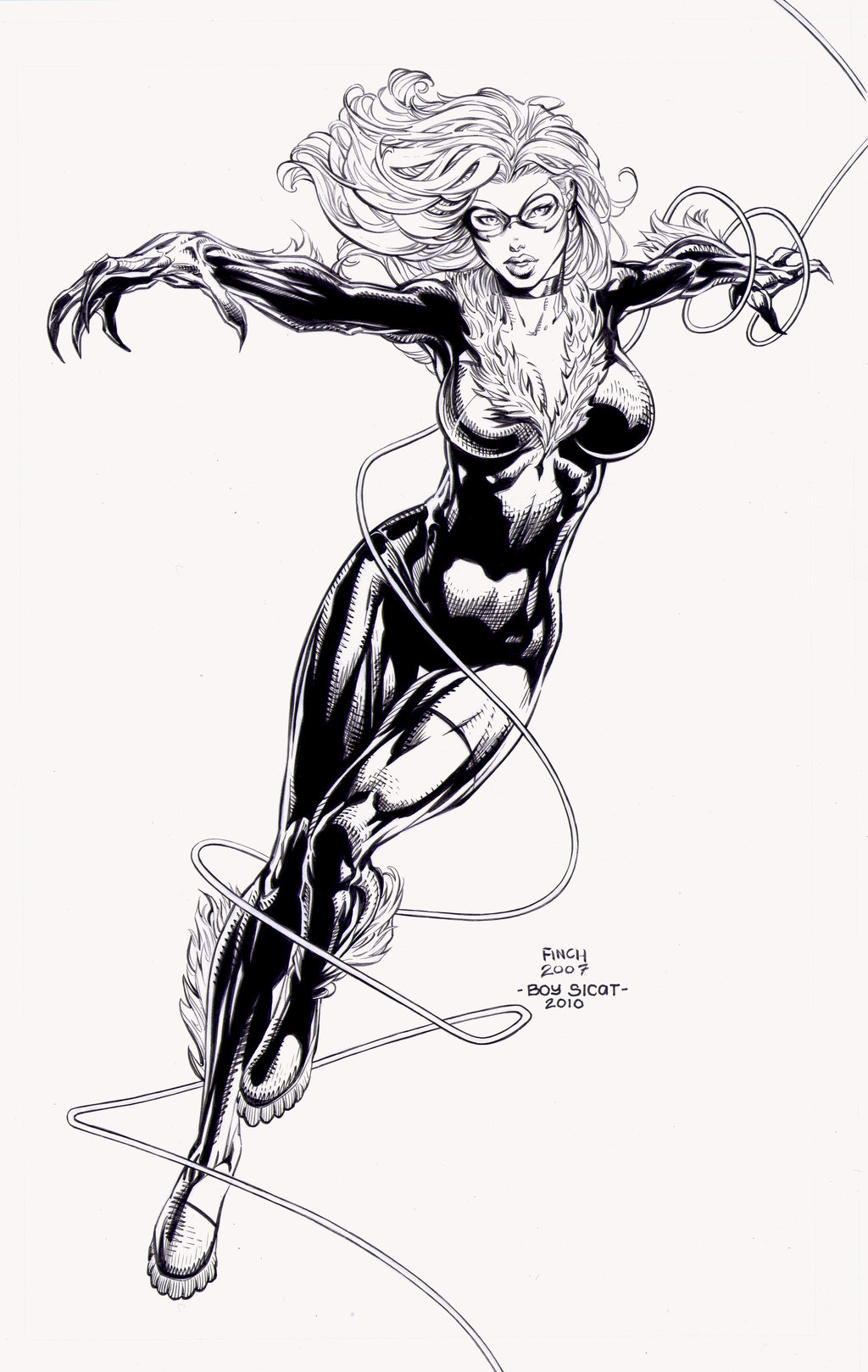 1024x1618 Black Cat 2 David Finch By Boysicat