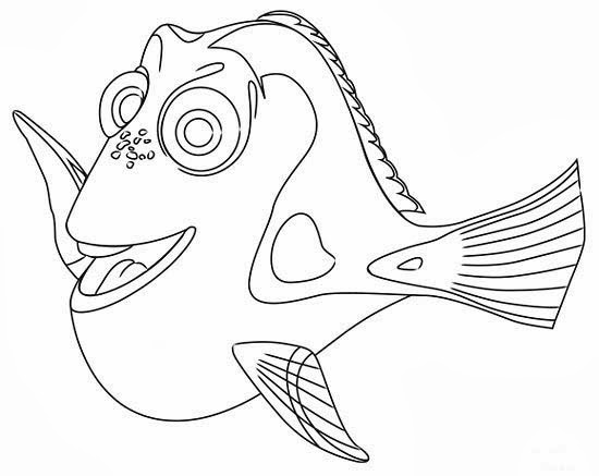 Finding Dory Drawing at GetDrawings | Free download