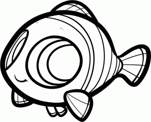 302x244 How To Draw How To Draw Chibi Nemo, Finding Nemo