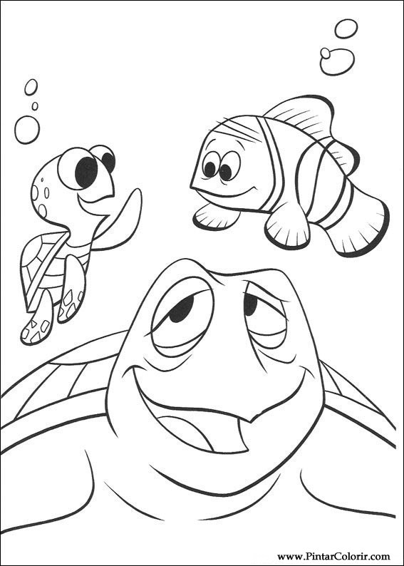 567x794 Drawings To Paint Amp Colour Finding Nemo