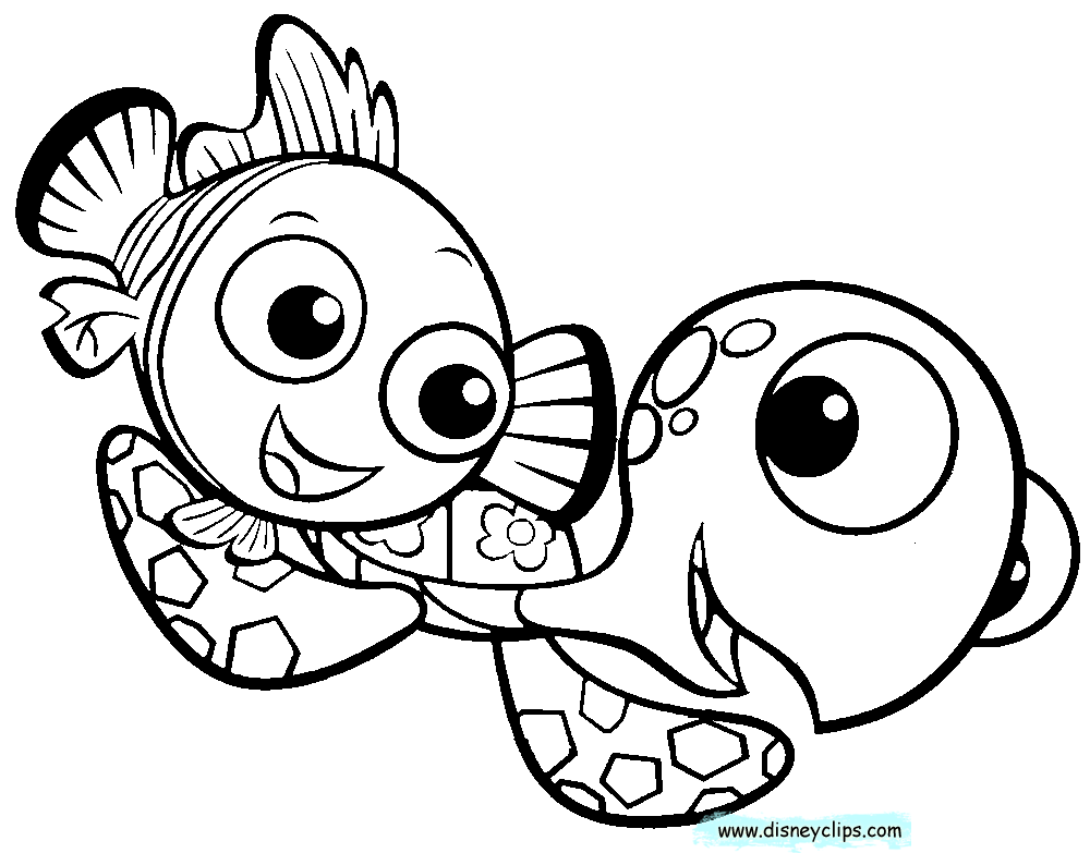 1000x783 Squirt From Finding Nemo Coloring Page Finding Nemo Crush Coloring