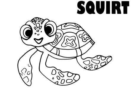 469x304 Finding Nemo Characters Coloring Pages Just Colorings