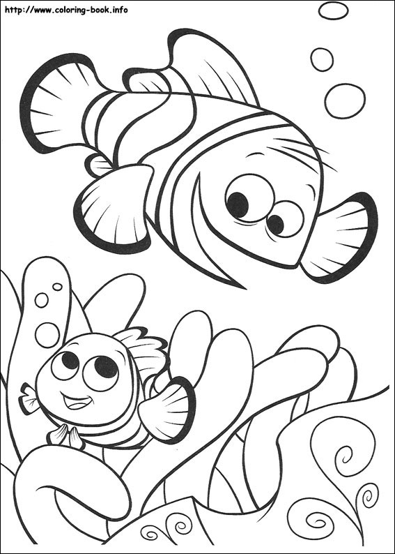 567x794 Finding Nemo Coloring Pages Kids Coloring Pages Tunisientunisie
