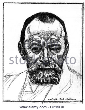 300x389 Ferdinand Hodler Self Portrait Stock Photo, Royalty Free Image
